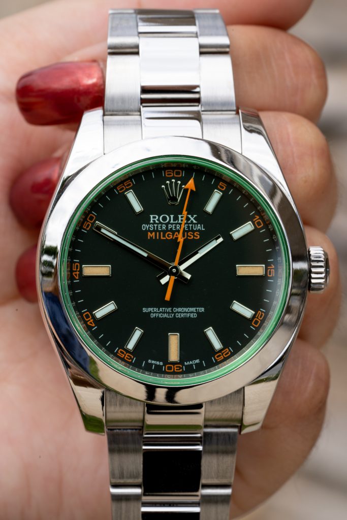 the Milgauss timepiece from Rolex