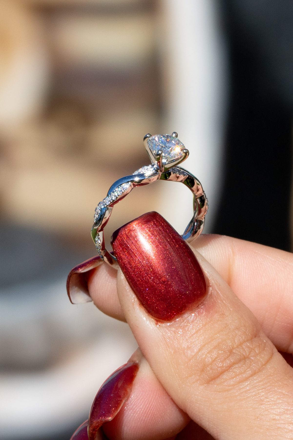 Twistedband Diamond Rings Raymond Lee Jewelers