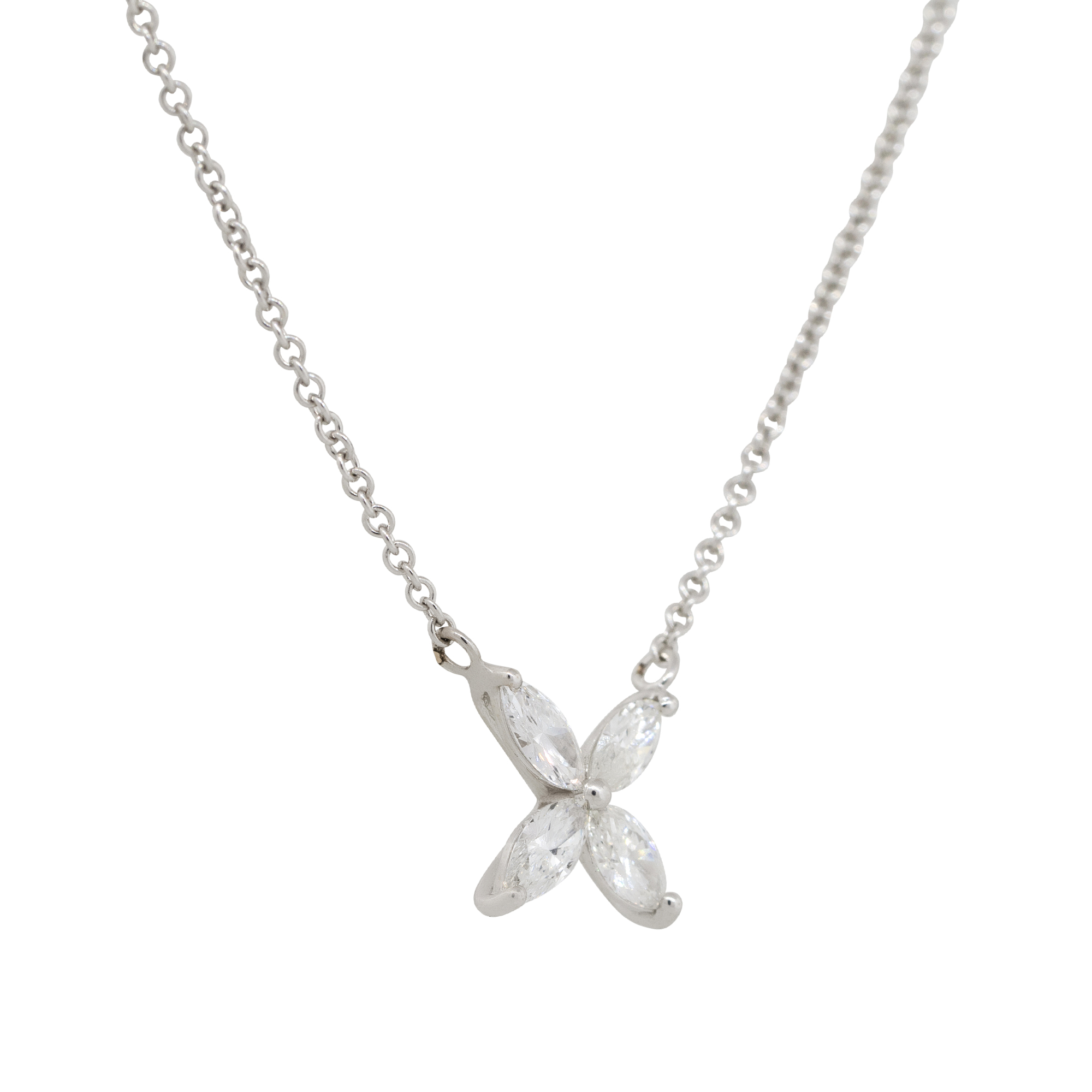 White Quartz Flower Pansy Necklace, 18K Rose Gold  Pearl Jewelry Stores  Long Island – Fortunoff Fine Jewelry