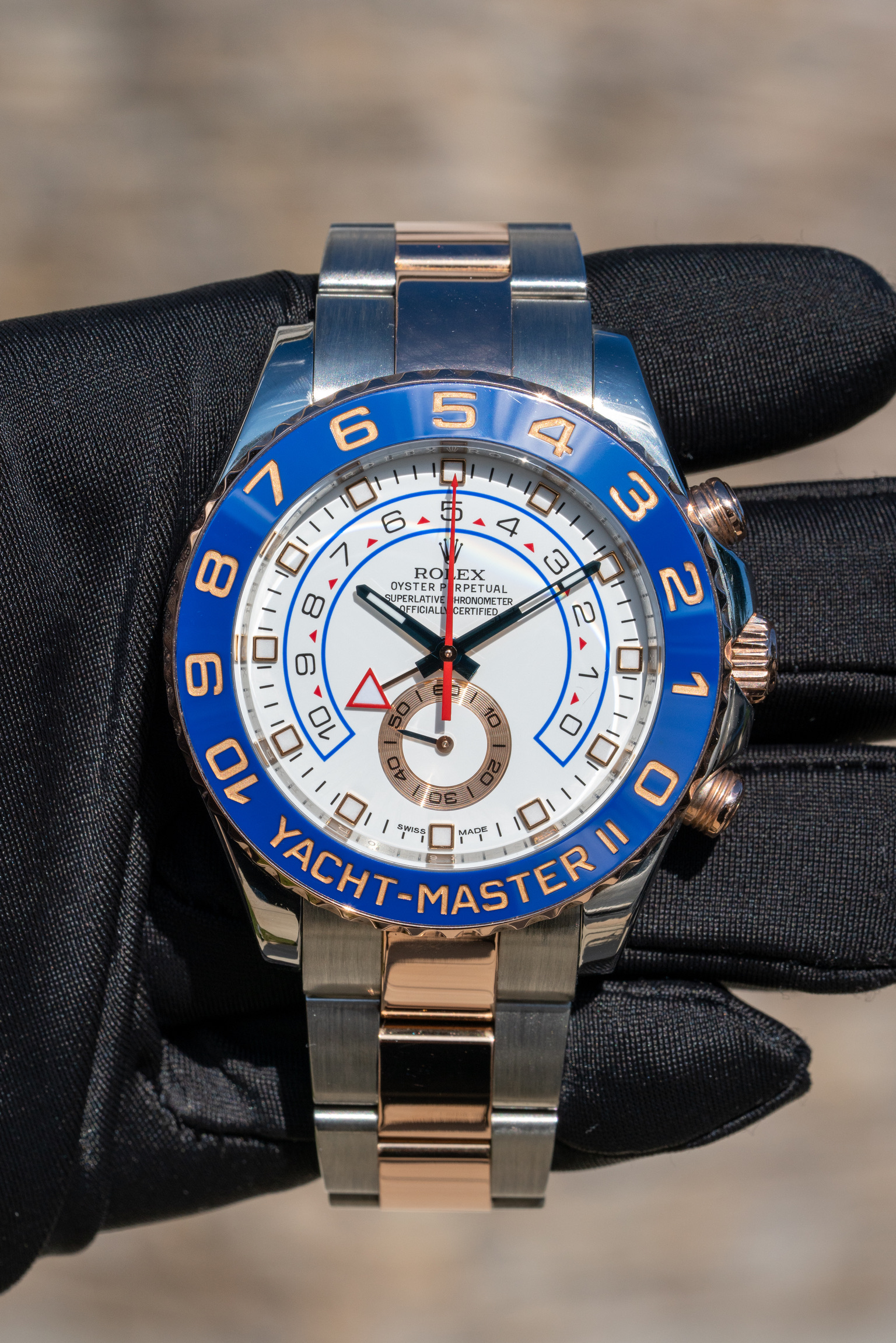 the Rolex Yachtmaster II wristwatch