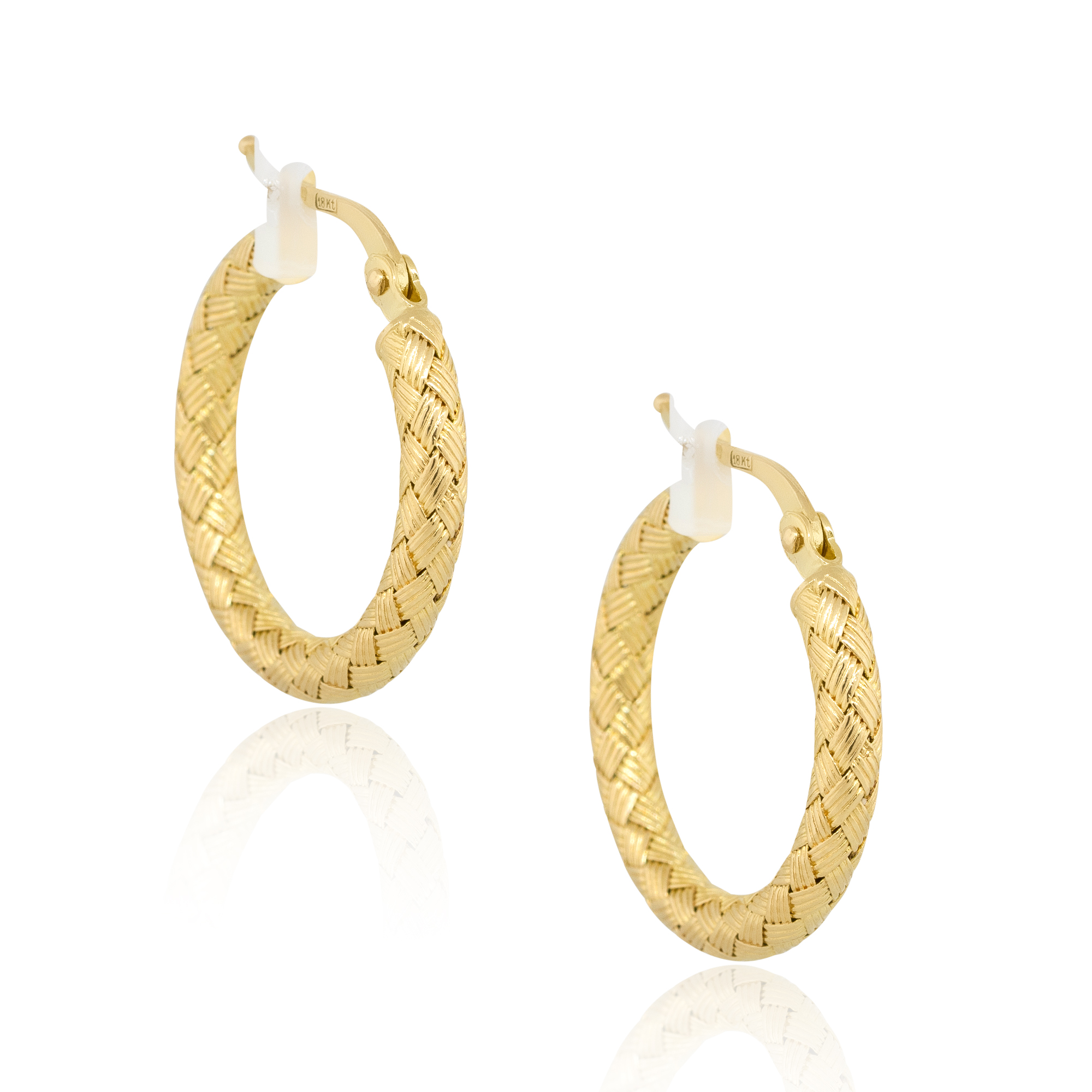 Roberto Coin Designer 18K Yellow Gold Graduated Bead Threader-Style  Earrings
