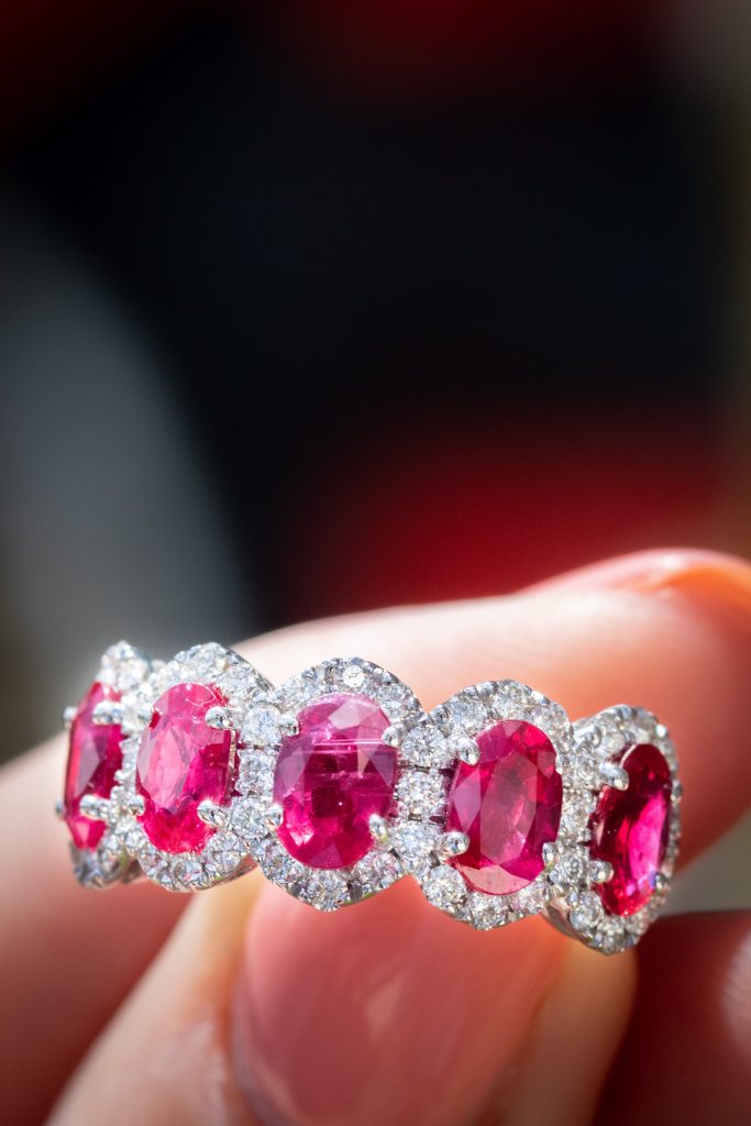 caring for your  ruby engagement rings