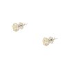 18k White Gold 3.08ctw Diamond Stud Earrings