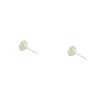 18k White Gold 3.08ctw Diamond Stud Earrings