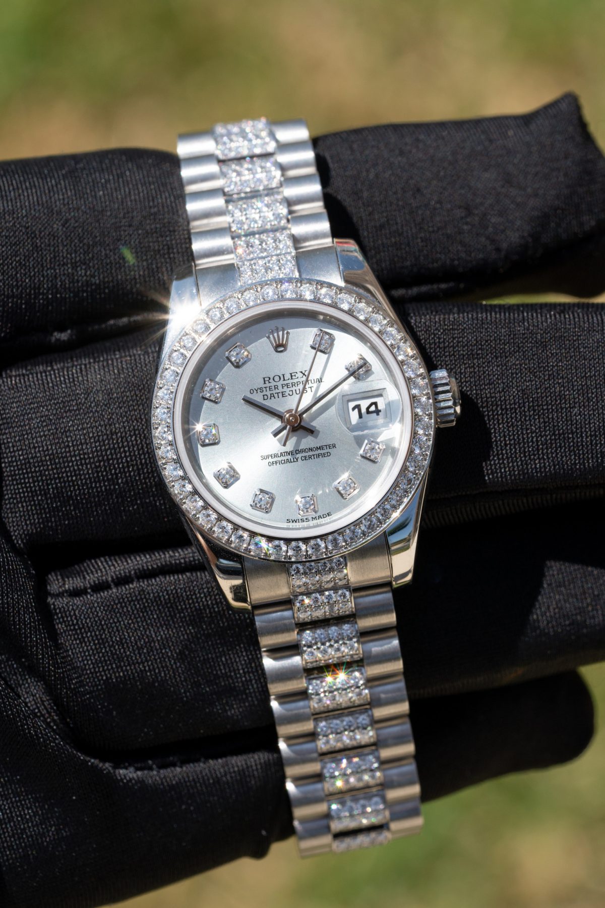 Rolex Datejust Diamond watch