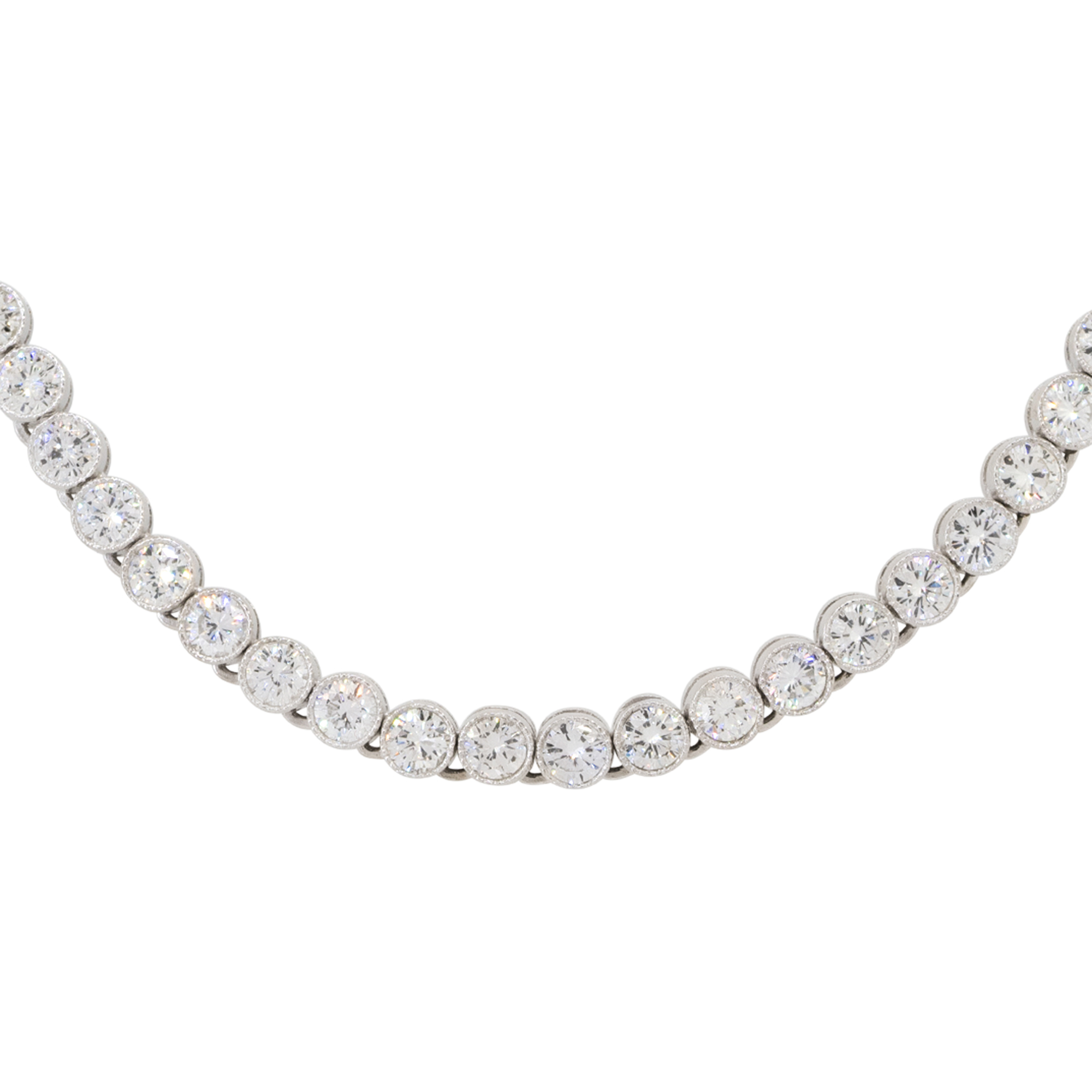 Silver Brie Diamond Necklace Set – Joyero Nes