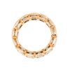 18k Rose Gold 5.12ctw Radiant Cut Diamond Eternity Ring