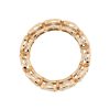 18k Rose Gold 6.53ctw Radiant Cut Bezel Set Diamond Eternity Band