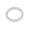 14k White Gold 2.92ctw Radiant Cut Diamond Eternity Band