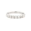 14k White Gold 0.95ctw Round Brilliant Diamond Band