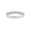 14k White Gold 0.95ctw Round Brilliant Diamond Band