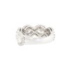 18k White Gold 2.81ctw Bezel Set Diamond Halo Wedding Band