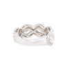 18k White Gold 2.81ctw Bezel Set Diamond Halo Wedding Band