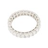 14k White Gold 3.54ctw Emerald Cut Diamond Eternity Band