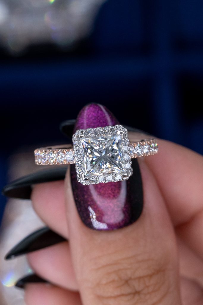 princess cut engagement ring