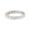 18k White Gold 1.43ctw Round Diamond Halfway Wedding Band