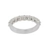 18k White Gold 1.43ctw Round Diamond Halfway Wedding Band