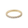 14k Yellow Gold 0.99ctw Round Diamond Eternity Band