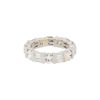 Platinum 3.60ctw Round & Baguette Diamond Eternity Band