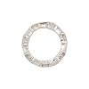 Platinum 3.60ctw Round & Baguette Diamond Eternity Band