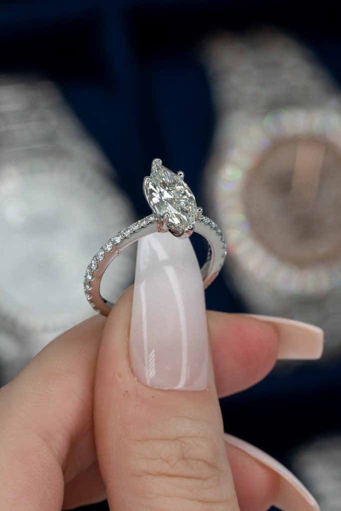 a White Gold Engagement Ring