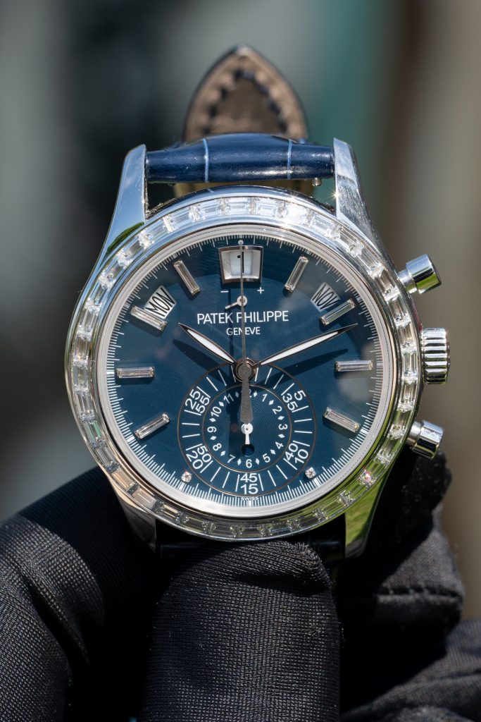 the Patek Philippe 5961P with a self-winding mechanical movement