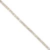 14k Yellow Gold Round Cut Diamond Tennis Bracelet