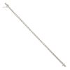 14k White Gold 5.60ctw Round Diamond Tennis 7" Bracelet