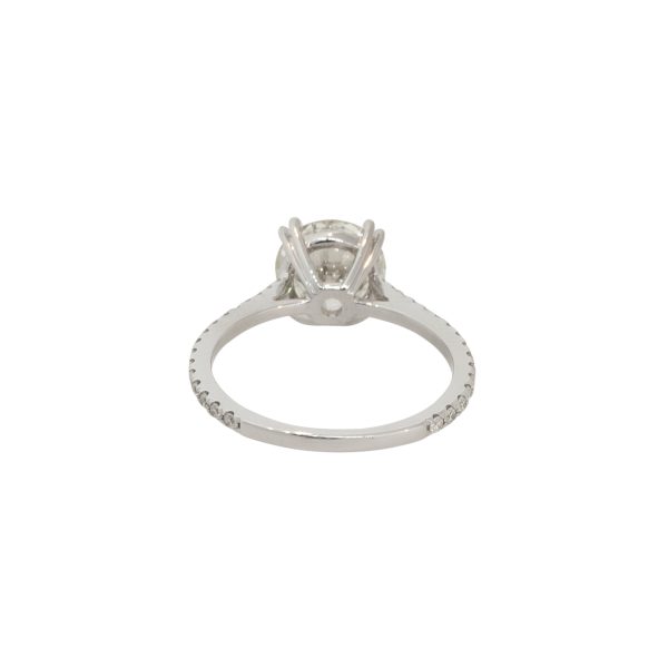 18k White Gold 2.17ctw Round Brilliant Diamond Engagement Ring