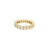14k Yellow Gold Natural 2.0 Carat Round Brilliant Diamond Eternity Ring