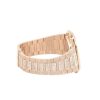 Patek Philippe Nautilus 18k Rose Gold Round & Baguette Diamond Watch - Image 6