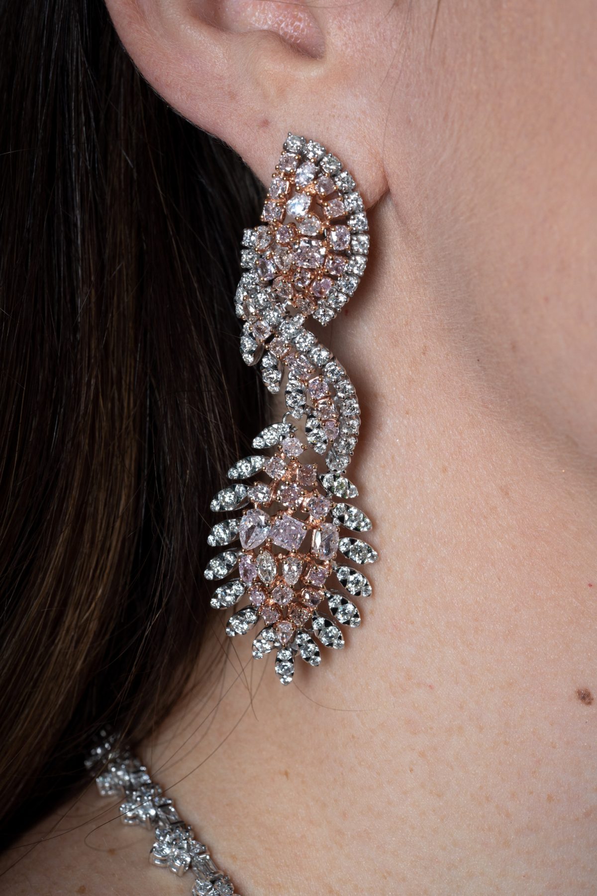 Bridal chandelier earrings