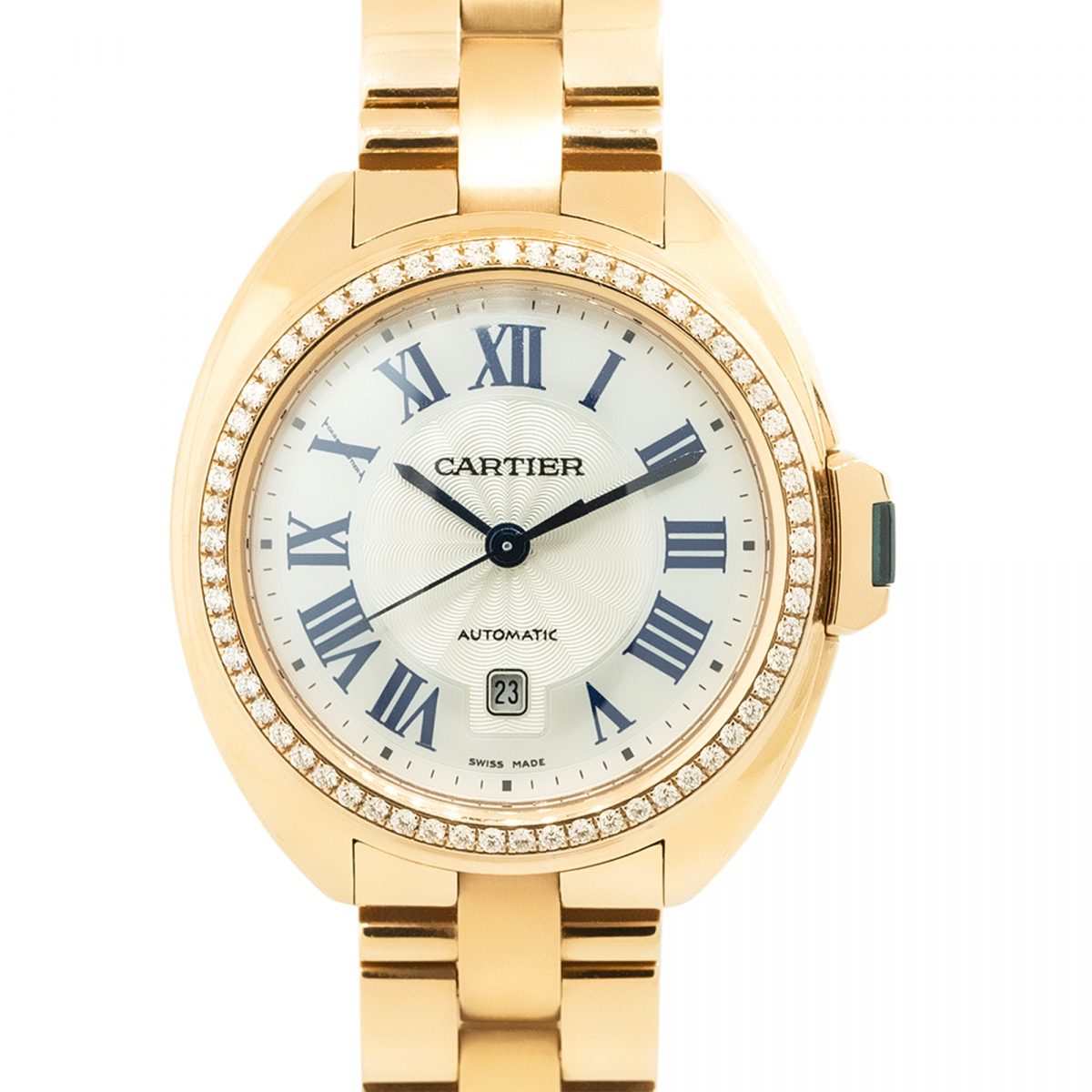 Cartier Clé de Cartier 18k Yellow Gold Diamond Watch