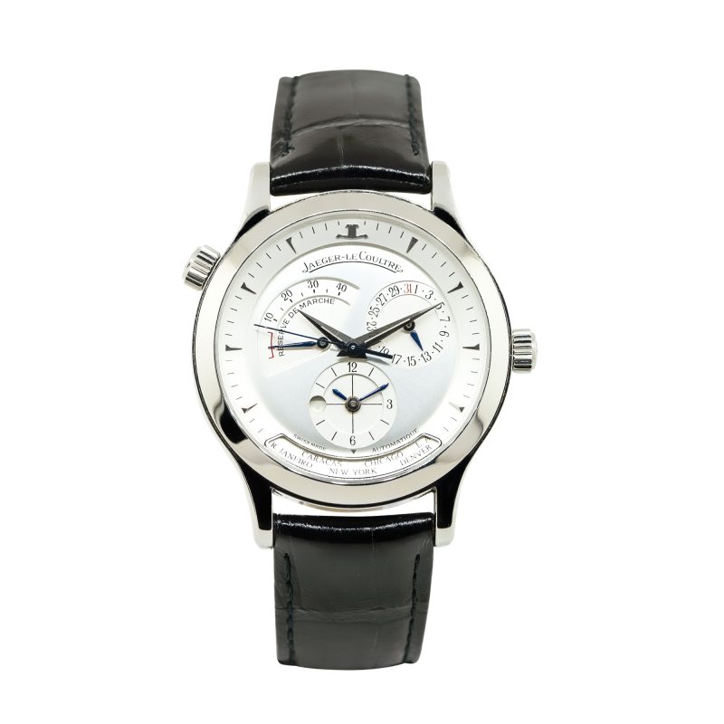 Jaeger LeCoultre Master Geographic Stainless Steel Watch
