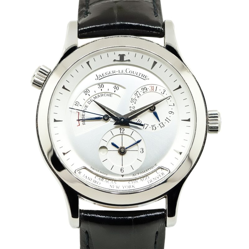 Jaeger LeCoultre Master Geographic Stainless Steel Watch