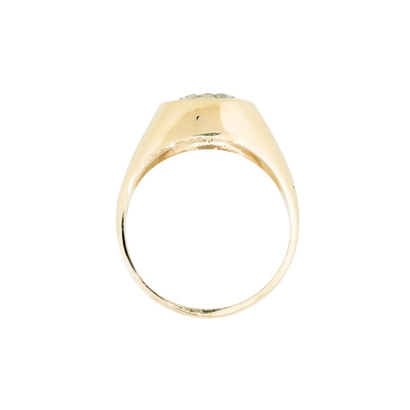 Lab Created 2.60ctw Diamond 14k Yellow Gold Men's Ring