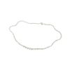 18k White Gold 16.35ctw Diamond Graduated Tennis Necklace