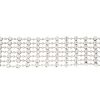 18k White Gold 13ctw 6-Row Bezel Set Diamond Bracelet