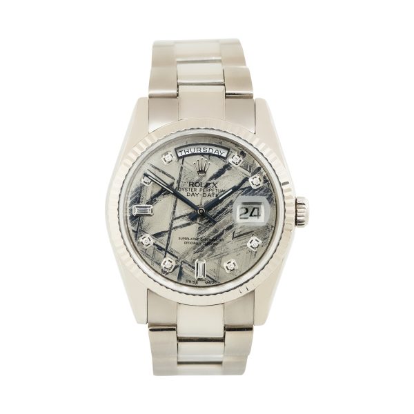 Rolex 118239 President Meteorite Diamond Dial Watch