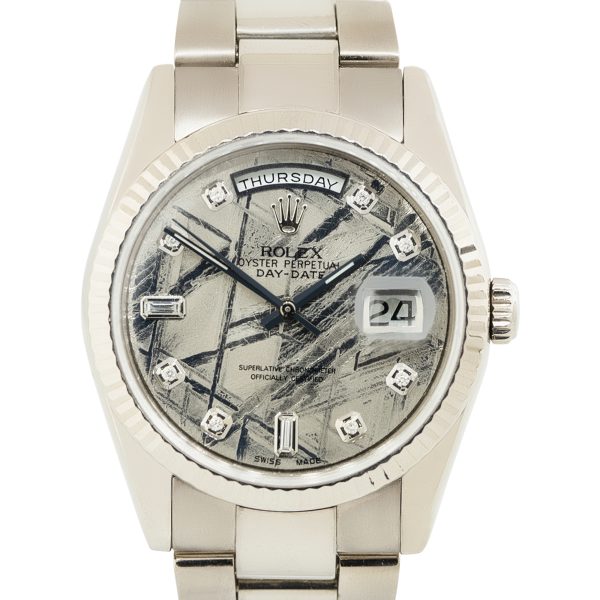 Rolex 118239 President Meteorite Diamond Dial Watch