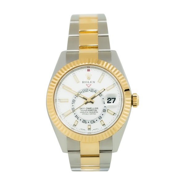 Rolex 326933 Sky-Dweller White Dial Two-Tone Watch