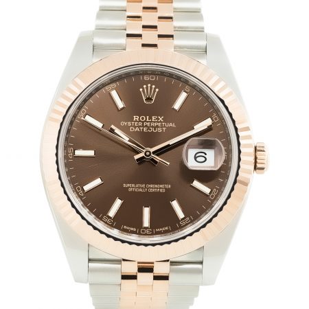 Rolex 126331 Datejust Chocolate Dial  18k Rose Gold and Stainless Steel Watch