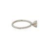 14k White Gold 0.93ctw Round Diamond Solitaire Engagement Ring