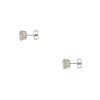 14k White Gold 4.07ctw Round Diamond Stud Earrings