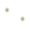 14k White Gold 2.71ctw Diamond Stud Earrings 