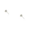 14k White Gold 2.43ctw Diamond Stud Earrings