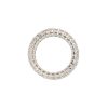 18k White Gold 5.02ctw Round and Baguette Diamond Eternity Band