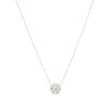 18k White Gold 2.35ctw Multi Diamond Flower Pendant