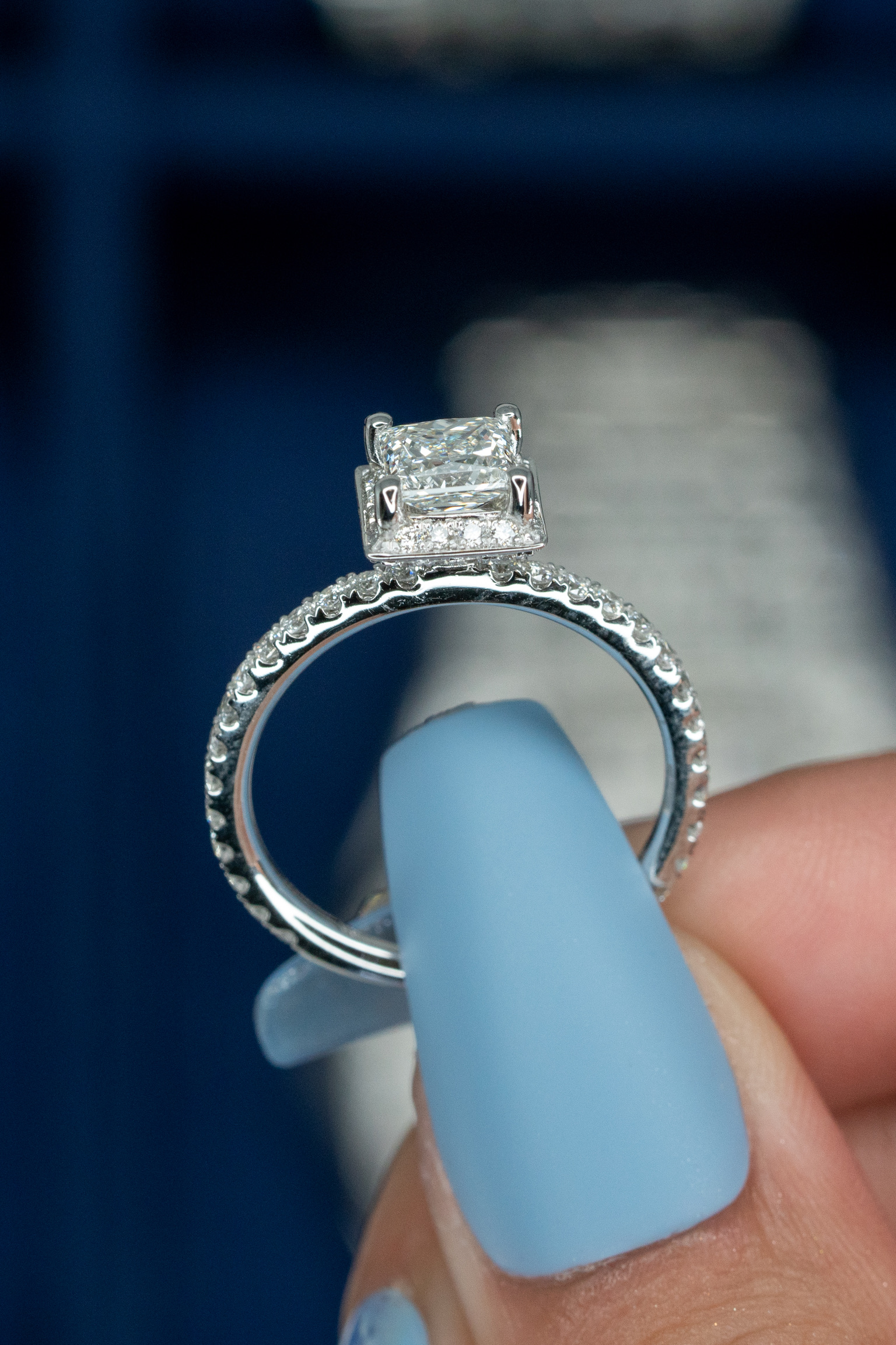 Princess engagement rings