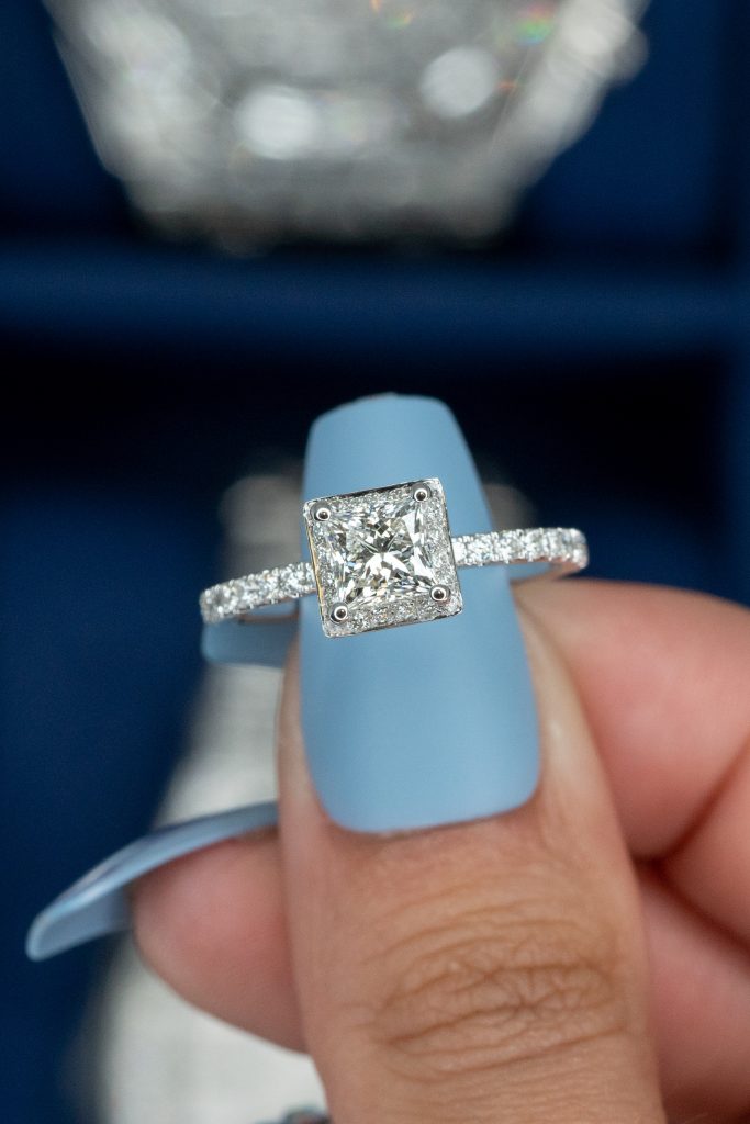 Princess engagement rings